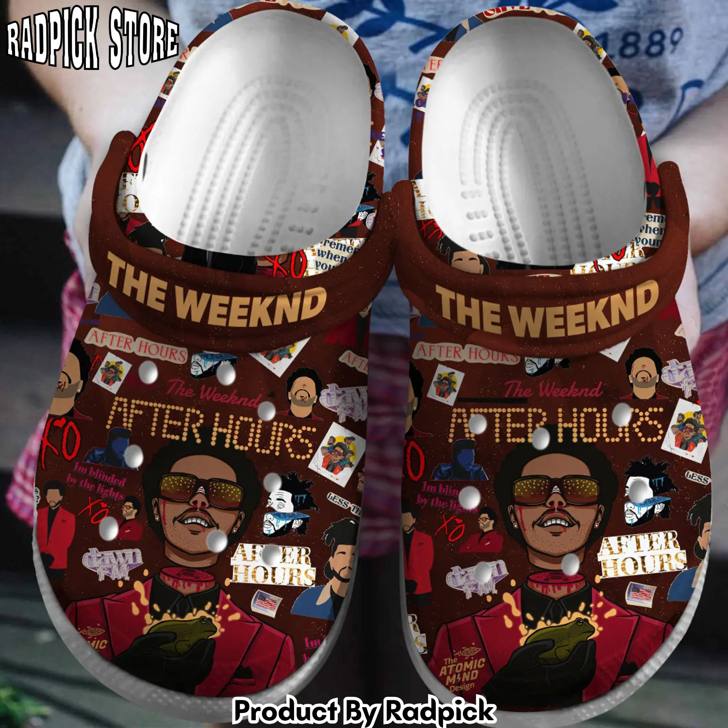 Radpick premium the weeknd music clogs shoes comfortable for men women rp6522045